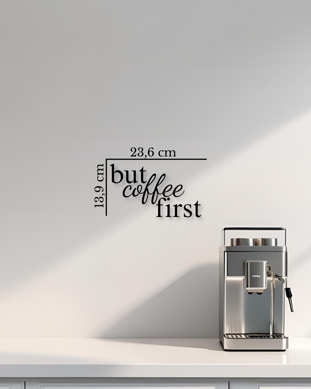 But coffee first